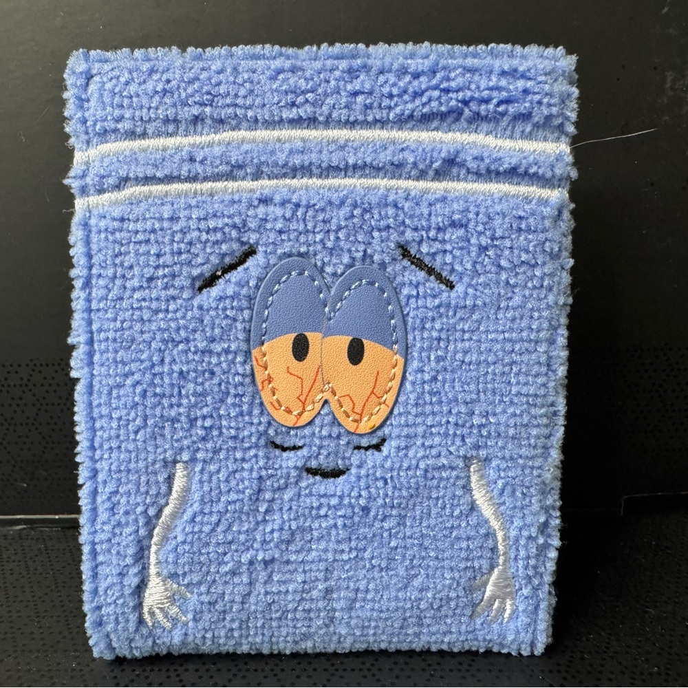 Blue STONER towel terry cloth wallet novelty funny South Park fans